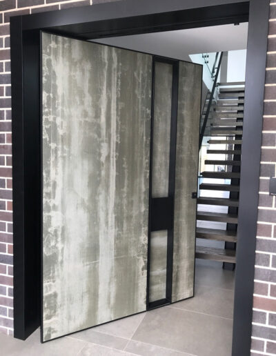Open Spitfire Pivot door - Glazerite uPVC