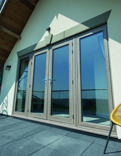 Balcony with French doors - Glazerite uPVC