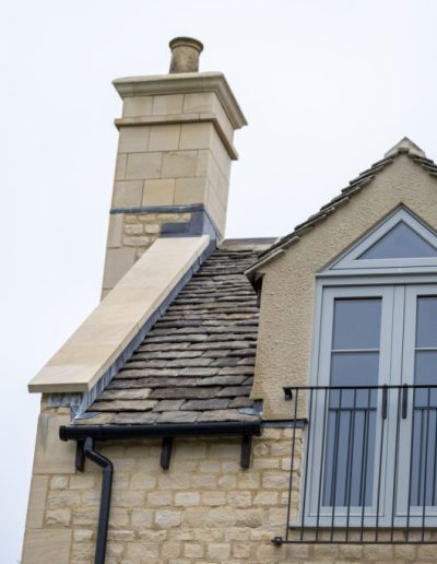 Bespoke French doors from the Residence Collection with a Juliet balcony - Glazerite uPVC