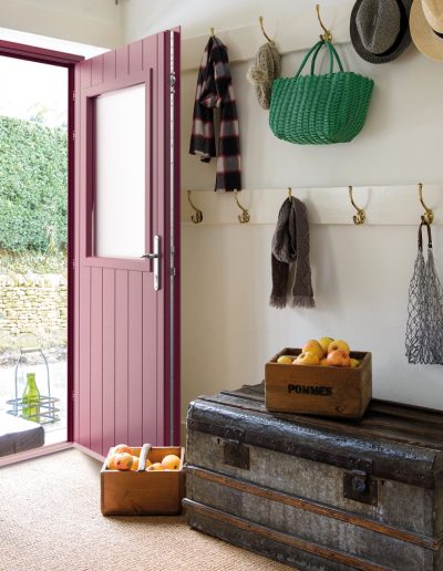 Red Smart Aluminium Designer Door - Glazerite uPVC