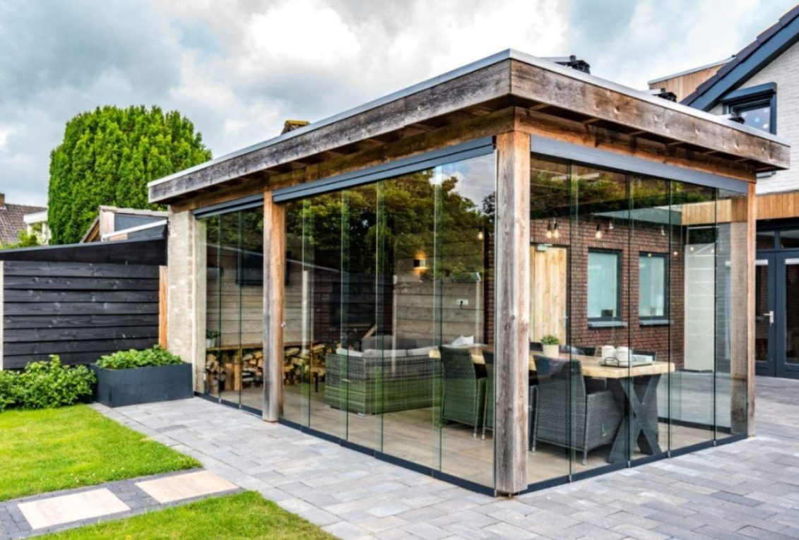 Deponti Fiano Glass sliding doors - Glazerite uPVC