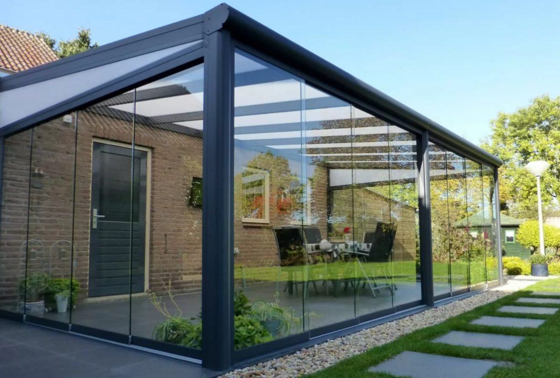 Deponti Fiano Glass sliding doors - Glazerite uPVC